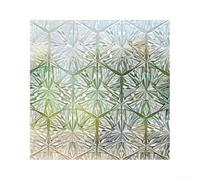 Non-Permanent 3D Stained Glass Window Film for Residential Glass with Sun Protection and Diffused Lighting (60cm*100cm)