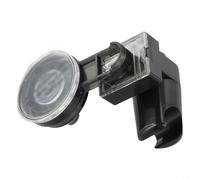 Non Permanent Shower Head Holder with 58mm Suction Cup and Flexible Neck for Optimal Positioning in Small Bathrooms (Black)