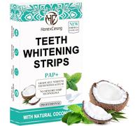 Non-Peroxide Teeth Whitening Strips | 28 Strips (14-Day Treatment) | Enamel Safe & Sensitive Teeth Friendly | Fast Stain Removal for Coffee Wine Smoking (14, One Size)
