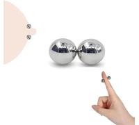 Non Piercing Magnetic Breast Beads Nipple Clitoris Labia Clamps Clips Penis Cock Ring Ball Lock Stretcher Scrotum Bondage Sex Toys Female Male (1 Pair)