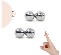 Non Piercing Magnetic Breast Beads Nipple Clitoris Labia Clamps Clips Penis Cock Ring Ball Lock Stretcher Scrotum Bondage Sex Toys Female Male (2 Pairs)