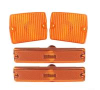 Non-Polarity Sensitive Marker Lamp Housing 4Pcs Amber