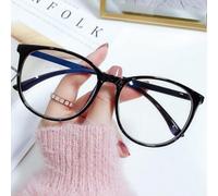 Non Prescription Glasses,Unisex Stylish Square Eyeglasses Glasses Flat Top Big Eyeglass Frames Large lens Clear Lens Eyewear for Men Women