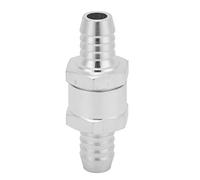Non Return One Way Check Valve Aluminum Alloy Universal for Fuel Gasoline Oil Petrol Water (12mm)