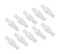 Non Return Valve, 1-Way Check Valve Corrosion Resistance Large Bearing Capacity Good Ozone Resistance Hose Check Valve for Aquarium for Fuel Oil Water Gas Air (12mm Translucent)