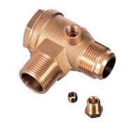 Non Return Valve 3/4" to 3/4" Air Compressor Male Thread Brass Check