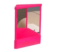 Non-Reversible Mirror with Real Image - Cosmetic Mirror for Personal Makeup - Non-Inverted Reflection - for Table Desktop - Double-Sided Real View Glass - No Inverted Left Right
