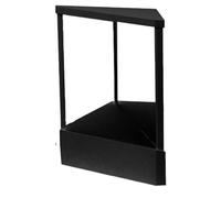 Non Reversing Mi Rrors Glass Viewing Angle Selfs Hair Cutting Precision True I Ma G E S Real Re Flection Slim Design for Makeup Vanity & Beauty Hippopotamus Ornament (Black, A)