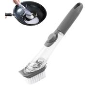 Non-Scratch Kitchen Scrubber,Soap Dispensing Dish Brush,Kitchen Cleaning Tool,Washing Up Brushes with Liquid Dispenser,for Pots, Pans, Sink, Non-Stick Cookware