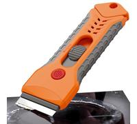 Non-Scratch Oven, Hob Glass, and Cooktop Cleaning Tool with Storage Box, 15 Spare Units, Multi-Purpose, Ideal for Ceramic Hobs, Glass Doors, Windows, and Painted Surfaces