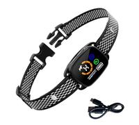 Non-Shock Dog Barking Collar, Rechargeable Automatic Dog Trainer, Smart Anti-Barking Vibration Collar, Long Battery Life, Waterproof, Suitable for Training Pets