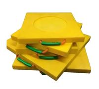 Non-Sink Anti-Slip Outrigger Pads, Heavy-Duty Leveling Jack Pads for Cranes, Wreckers, Tow Trucks, Prevents Sinking Ensures Stability on Soft Ground