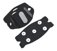 Non Slip 5-Claw Ice Snow Grips - Crampon Studs, Pair Footwear Traction for Path, Metal with Elastic Band, Sportswear, Anti-Slip Guard for Jogging, Hiking and Hill Rambling