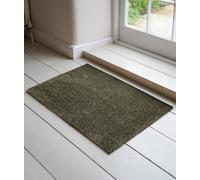Serdim Rugs Non Slip Door Entrance Gel Back Mats Brown 50X80 Cm, Brown