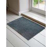Serdim Rugs Non Slip Door Entrance Gel Back Mats Silver Grey 50X80 Cm, Grey
