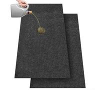 Non-Slip Absorbent Mat for Garage Floors with Rubber Backing to Block Oil Coolant and Water from Damaging Concrete and Reusable Design (1 m *1 m)