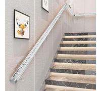 Non-Slip Acrylic Stair Railing - 4ft Transparent il with Gold Support, Wall-Mounted, Sturdy & Secure for Indoor Stairs - Stylish Safety Solution