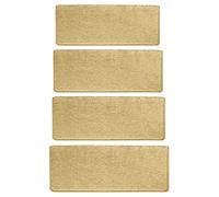 Non-Slip Adhesive Stair Carpet Mats - 15 Pieces Yellow Stair Treads Protector for Home Décor - 80x24cm/31.5x9.4in Anti-Slip Safety Solution