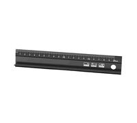 Non-Slip Aluminum Cutting Ruler for Quilting and Diy Art,210mm | finger guard edge, accurate measuring, sturdy build, works for leather and drawing projects