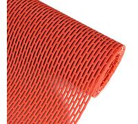 Non Slip Anti Mould Bath Mats,Shower Mat for Inside Shower,Drainage Non-Slip Commercial Floor Mats,Outdoor Rubber Entrance Mats,Extra Long,Washable,Has Many Uses (60 * 120cm,Red)