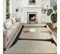 Non-Slip Area Rug 60 x 90 cm Torii Gate White Fox Machine Washable Carpet, Japanese-Style Animals Short Pile Rug For Modern Living Room Soft Rectangle Home Decor Carpet