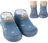 Non-Slip Baby Toddler Shoes - Cute Kid First Walking Shoes - Pre-Walker Baby Slipper Socks with Rubber Soles