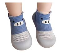 Non-Slip Baby Toddler Summer Mesh Sock Shoes Cute Kid First Walking Shoes Pre-Walker Baby Slipper Socks with Rubber Soles Baby Girls Boys Soft Sole Shoe Socks Sneakers Trainers