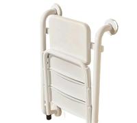 Non-slip Backrest Folding Stool Bathroom Chair Disability Aids, Wall Mounted Shower Seat, Bath Chairs Barrier Free For Elderly