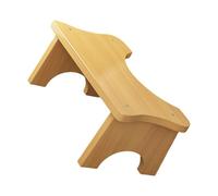 Non-Slip Bath Stool, Space-Saving Heavy-Duty Wooden Seat, Portable and Sturdy Design for Home Use, Ideal for Seniors and Kids, Easy to Move and Store