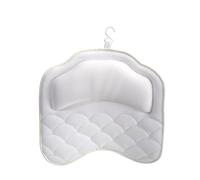 Non-Slip Bathtub Pillow, 3D Air Mesh Home Spa Bath Inflatable Cushion Head Neck Back Shoulders Rest Relax Suction Cup Bathroom For Enjoying Bath Time