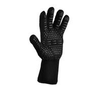 Non-Slip BBQ Microwave Oven Gloves Fireproof Heat Resistant Oven Mitts 500-800 Centigrade Flame Retardant BBQ Fire Gloves for Barbecue(1pc)