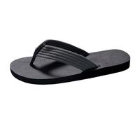 Non Slip Beach Slippers Men, Lightweight Sliders for Men,Casual Outdoor Breathable Flat Bottom for Big Sizes Slide Slip On Shoes Flip Flop Sandals Grey