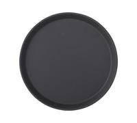 Non-Slip Black Round Tread Tray 14" (Each)
