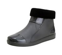 Non-slip Breathable Galoshes Rubber Shoes Unisex Waterproof Wide Shaft Rain Boots Short Shaft Boots Breathable Garden Shoes Summer Galoshes for Gardening Agriculture Fishing, gray, 7 UK