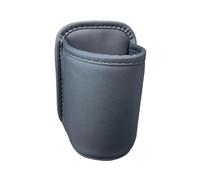 Non Slip Car Cup Holder 1PCS Car Door & Back Seat Cup Holder Leather Surface Drink Storage Bin Interior Organizer Auto Accessory Drink Holder(Black)