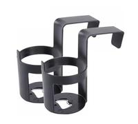 Non Slip Car Cup Holder Universal Window Door Mount Cup Holder Hook Water Bottle Container Stand Durable For Auto Truck Interior Organizer Drink Holder(Black 2pcs)
