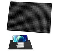 Non Slip Car Dashboard Holder Mat Ultra-Thin Friction Mount Grip Sticky Pad Silicon Multifunctional Fixate Mat for Sat Nav TomTom Garmin Navman Mio GPS Detector Phone Keys Sunglasses Mirrors Coins