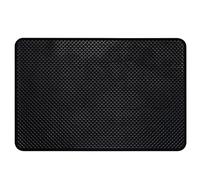 Non Slip Car Dashboard Mat PU Magic Car Pad,Multifunctional Fixate Anti Slip Grip Mat for Cell Phone Sunglasses Keys,Heat Resistant,Leave no Residue,Mesh Texture 18 x 13cm (Black)