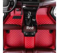 Non Slip Car Floor Mat Car Floor Mats For VW For TIGUAN 2009 2010 2011 2012 2013 2014 2015 2016 Custom Auto Foot Pads Automobile Carpet Cover Left Hand Drive Anti-Slip Backing(Red)