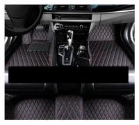 Non Slip Car Floor Mat Car Mats For A5 8F 2009-2016 Leather Floor Mat Durable Carpet Rug Set Auto Interior Parts Accessories Cabriolet Car Mat Set(Black Red 4pcs)
