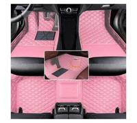 Non Slip Car Floor Mat Customized Artificial Leather Car Floor Mat For Explorer 2020 2021 2022 Interior Accessory Footwell Mats(Pink)