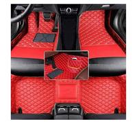 Non Slip Car Floor Mat Customized Artificial Leather Car Floor Mat For Saveiro For Cross G5 5U 2009 2010 2011 2012 2013 2014 2015 2016 2017 Footwell Mats(Red)