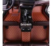 Non Slip Car Floor Mat For LEXUS For NX Series 200 300h 300 200t 2015 2016 2017 2018 2019 2020 2021 2022 Car Floor Mats Custom Auto Foot Pads Left Hand Drive Anti-Slip Backing(Brown)