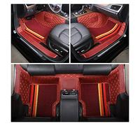 Non-Slip Car Mats Custom Fit Car Floor Mat ECO Material For 98% 5-seats Car For For A4 For A6 Right Left Hand Drive Custom car Floor mats(Burgundy)