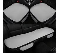 Non-slip Car Seat Pad, Breathable Cotton Cover for Front Seats, Summer Refreshing Design with Pocket, Universal Fit for Cars