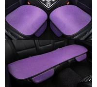 Non-slip Car Seat Pad, Breathable Cotton Cover for Front Seats, Summer Refreshing Design with Pocket, Universal Fit for Cars