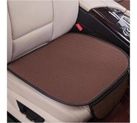 Non-slip Car Seat Pad for Summer Breathable and Refreshing, New Universal Bottom Seat Covers for Cars of Front Seats, Breathable & Anti-Slip Cotton Car Seat Covers with Pocket (Coffee,1 Front Seat)