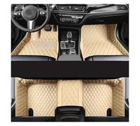 Non Slip Carpet For BMW E92 2006 2007 2008 2009 2010 2011 2012 2013 Waterproof Carpets Interior PU Leather LUXURY Car Floor Mats Car Interior Mats(Beige)