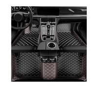 Non Slip Carpet For Citroen C5 For Aircross 2018 2019 2020 2021 2022 Weather Waterproof Luxury Leather Floor Liners Coverage Cover Car Mats Auto Mats(Style 2 Coffee Black)