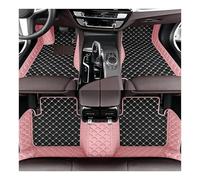 Non Slip Carpet For Hyundai For Genesis 2015 2016 2017 Weather Waterproof Luxury Leather Floor Liners Full Coverage Car Carpet Cover Mats Vehicle Mats(Style 2 Pink Black)